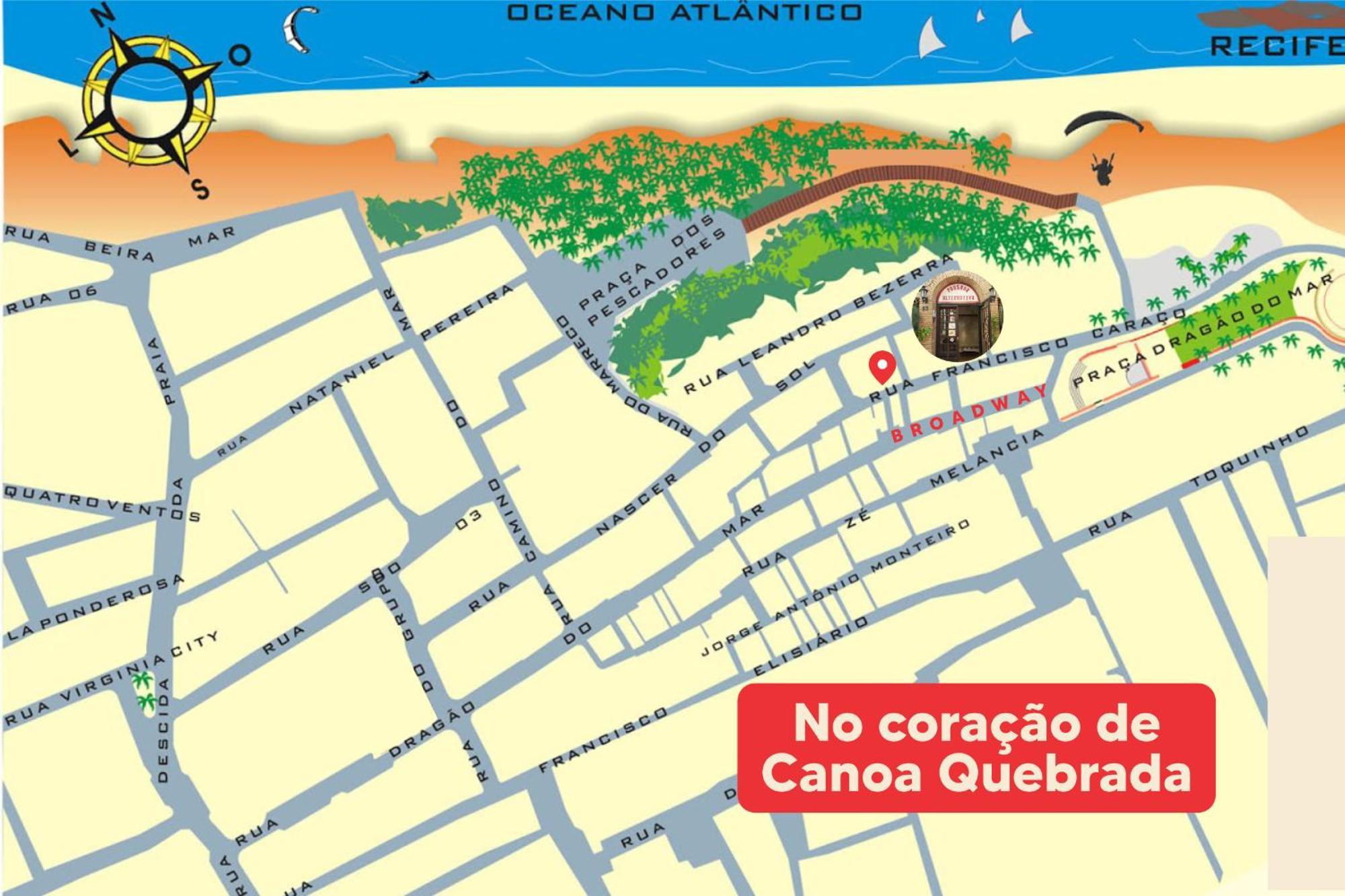Pousada Alternativa Canoa Quebrada Exterior foto